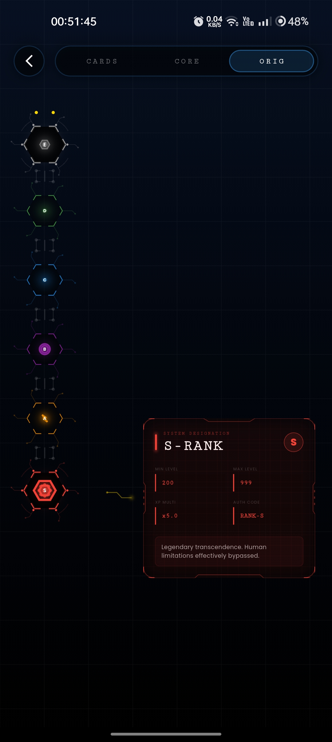 ARISE SOLO Competitive Ranking - Solo Leveling System Workout